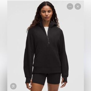 Lululemon Scuba Oversized Half Zip Long Hoodie
